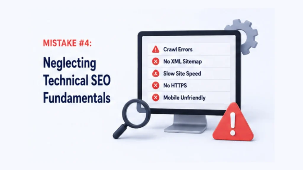 Mistake 4 Neglecting Technical SEO Fundamentals