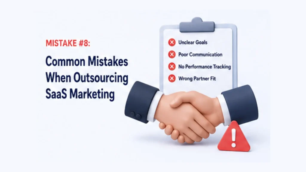 Mistake 8 Common Mistakes When Outsourcing SaaS Marketing